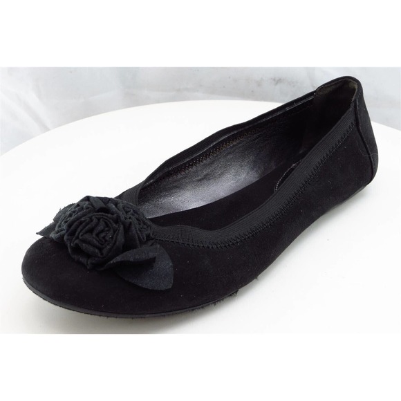 Kenneth Cole‎ Reaction Youth Girls Shoes Size 6 M Black Flat Textile - Picture 1 of 11
